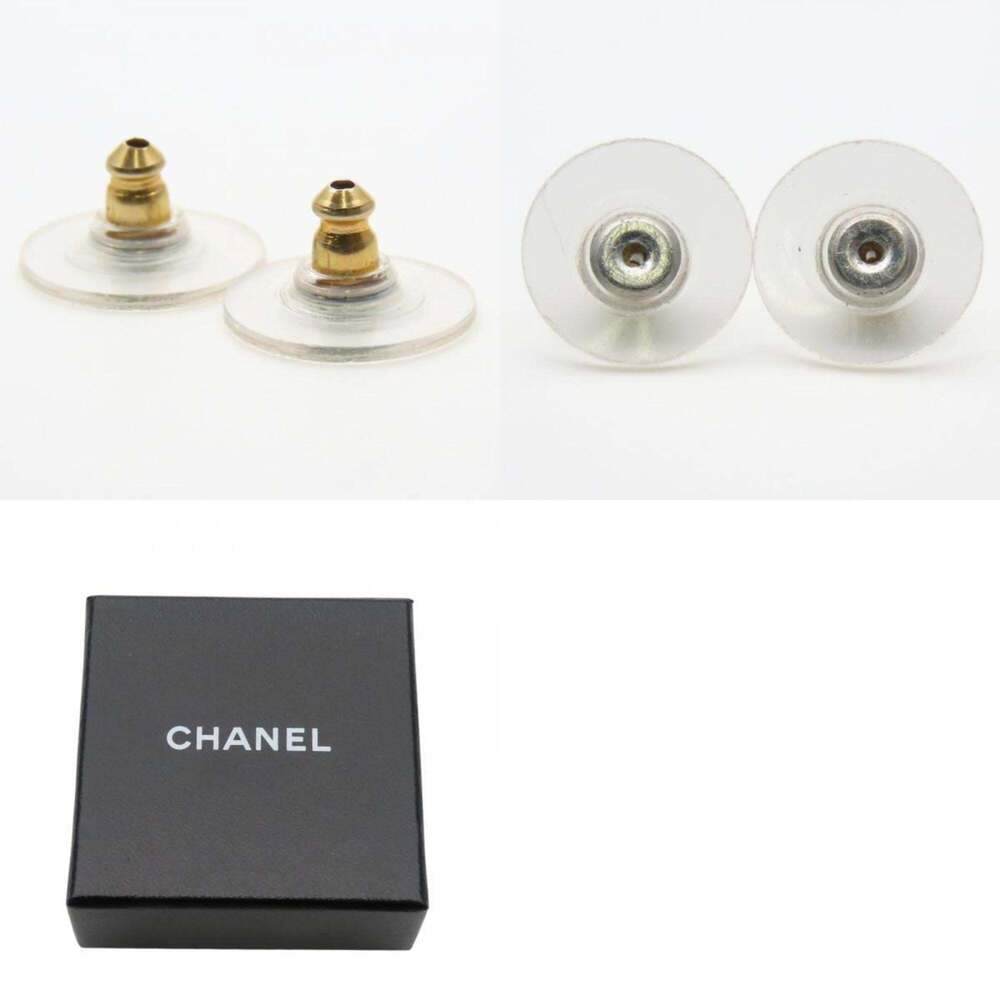 CHANEL Authentic Green Logo Earrings - Picture 10 of 10